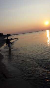 Abend am Strand